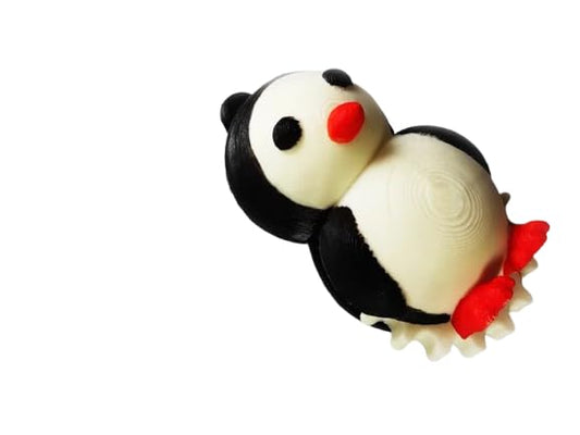 Adorable Penguin Fidget Toy – Tactile Stress Relief Desk Companion for Teens & Adults – 3D Printed in Canada