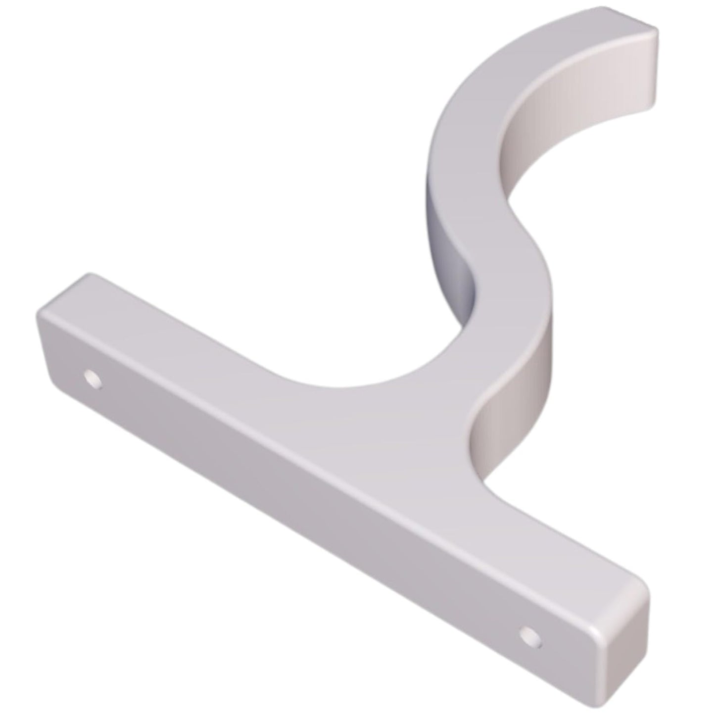 Motorcycle Helmet Wall Mount Hook – Durable Curved Holder for Dirt Bike, ATV & Racing Helmets – No Padding Deformation – 3D Printed in Canada