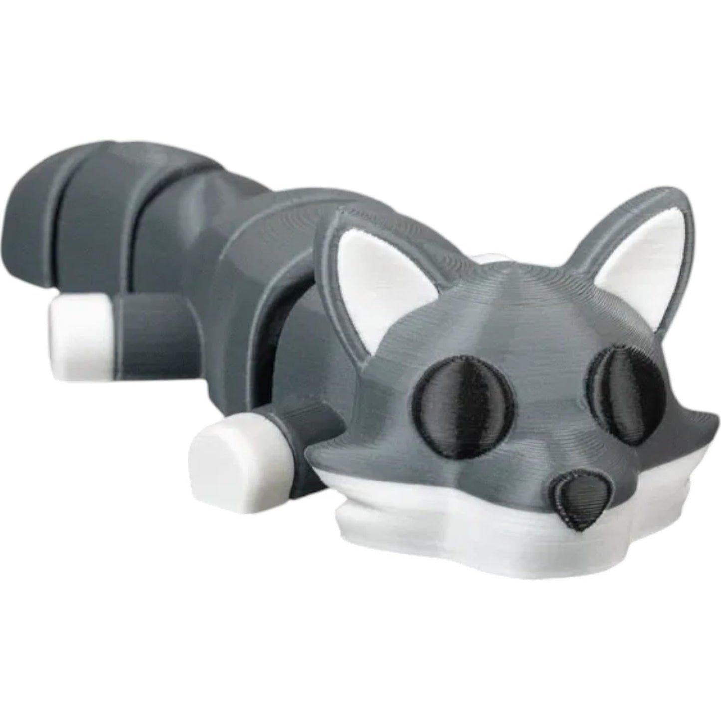 Wolf Rest β Set of 3 Wolf Keychains with Articulated Animal Fidget Figures β Desk Pet Collectibles for Teens & Adults β 3D Printed in Canada