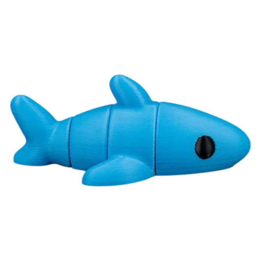 5-Pack Shark in Ocean Rest – Articulated Fidget Shark for Stress Relief & Desk Play, Ocean Animal Sensory Toy for Teens & Adults – 3D Printed in Canada