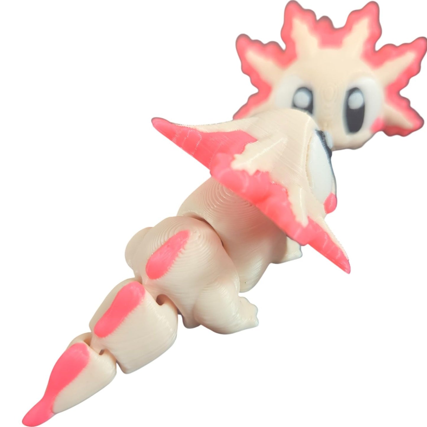 5-Pack Mini Baby Axolotl Figurines – Articulated Desk Pet Critters, Collectible Pocket Marsupials, Fidget Toys for Teens & Adults – 2 Inch Poseable Figures – 3D Printed in Canada