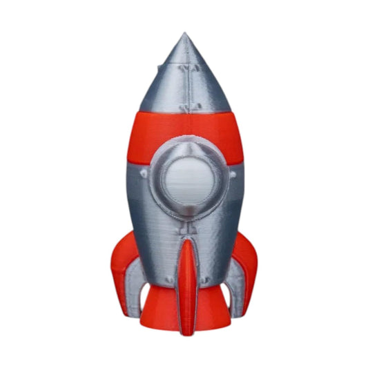 Thrust Issues 2" Articulated Rocket Figurine Action Figure Statues – 5-Pack Space Oddities Collection Miniature for Desk Décor, Collectors & Fidget Use – 3D Printed in Canada