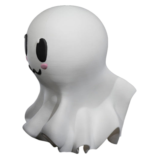 Gentle Ghost Headphone Holder – Cute Ghost Headset Stand for Gamers & Streamers – Kawaii Desk Accessory – 3D Printed