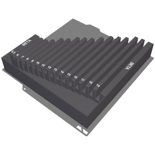 Beta Combination Wrench Organizer – 3D Printed Tray for 5.5mm to 19mm Metric Wrenches – Numbered Tool Drawer Insert for BETA Spanners – 3D Printed in Canada