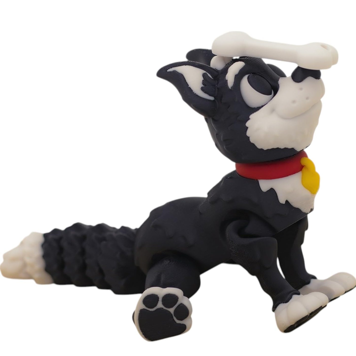 Articulated Cartoon Puppy Dog Figurine – Poseable 3D Printed Animal Model for Desk, Shelf, or Gift Display – 3D Printed in Canada