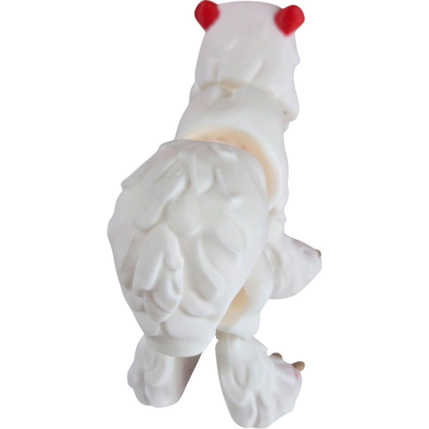 Twisty Polar Bear – Articulated Fantasy Ice Beast with Vibrant Claws, Poseable Limbs & Fierce Expression, Mythical Creature Figurine – 3D Printed in Canada
