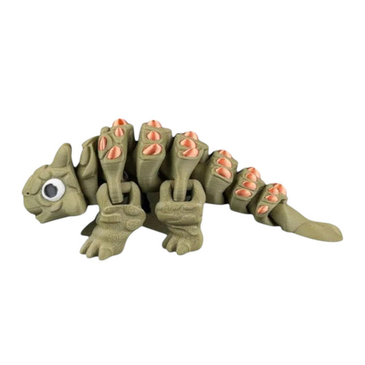 Ankylosaurus Dinosaur Figurine – Articulated Desk Fidget & Prehistoric Decor for Dino Lovers – Jurassic Joy Collection – 3D Printed in Canada