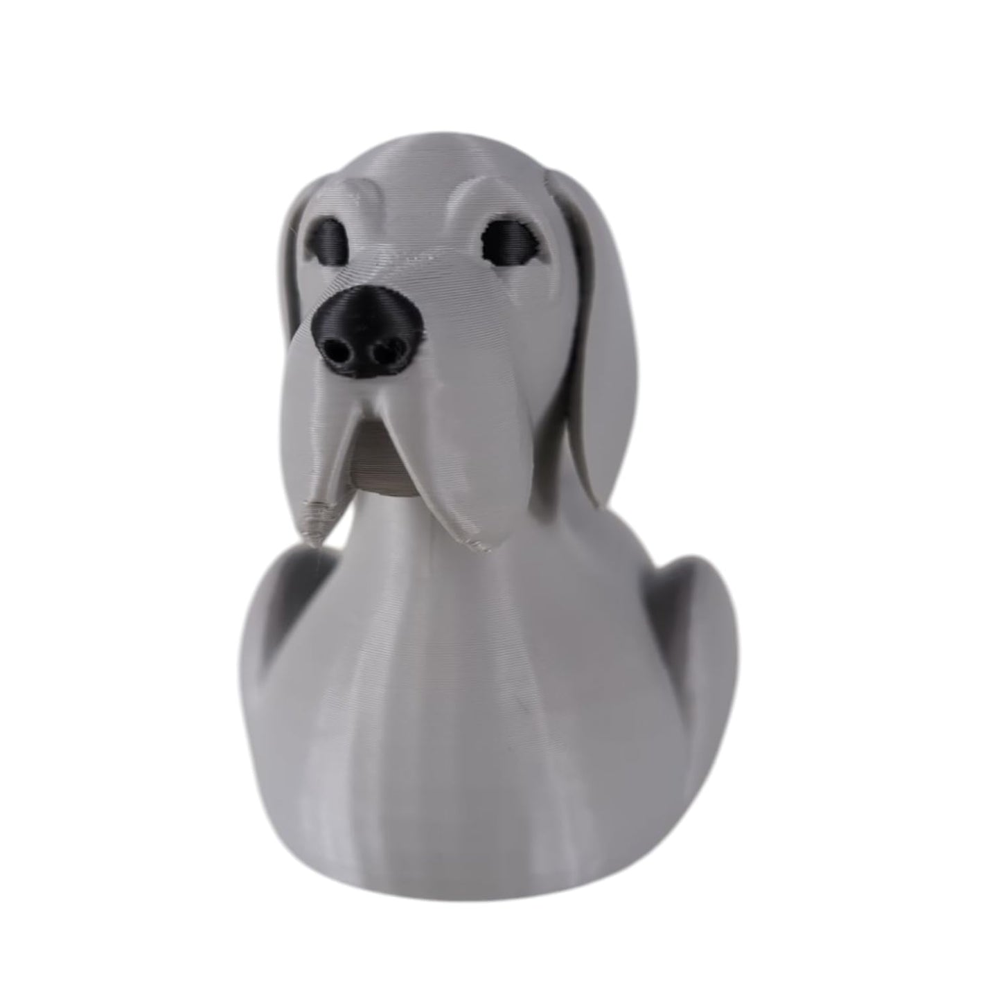 Great Dane Duck Figurine - Car Dashboard Duck Ornament - Ducks for 4x4 - Unique Rubber Duck Collectible - Cruise Ship Hiding Ducks - Dog Duck Hybrid - 3D Printed in Canada