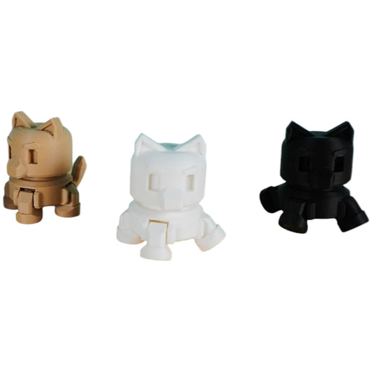 Mini DogBot – 6-Part DIY Robot Dog Model Kit with Moving Legs, Snap-Fit Assembly & Collectible Size – 3D Printed in Canada