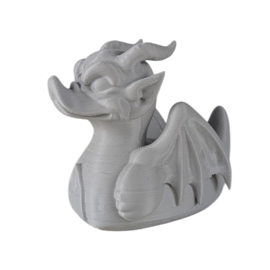 Gargoyle Duck Figurine – Gothic, Fantasy Dashboard Ornament, Medieval Desk Decor, Dark Mythical Collectible – 3D Printed in Canada