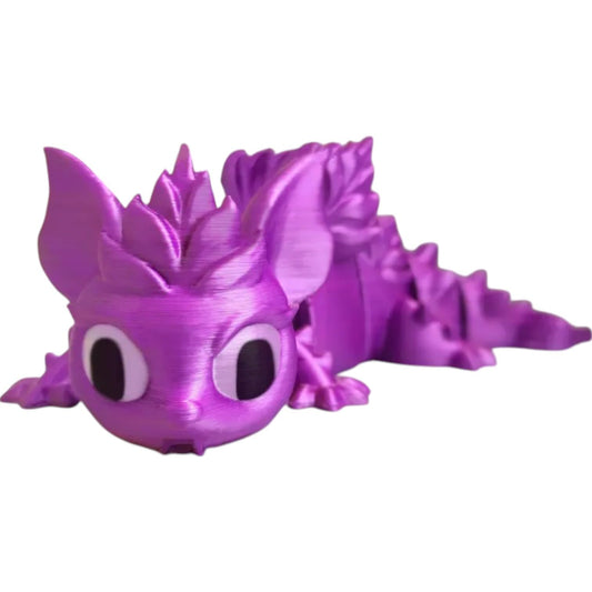 Articulated Leafwing Dragon Figurine – Fantasy Forest Creature – 3D Printed in Canada