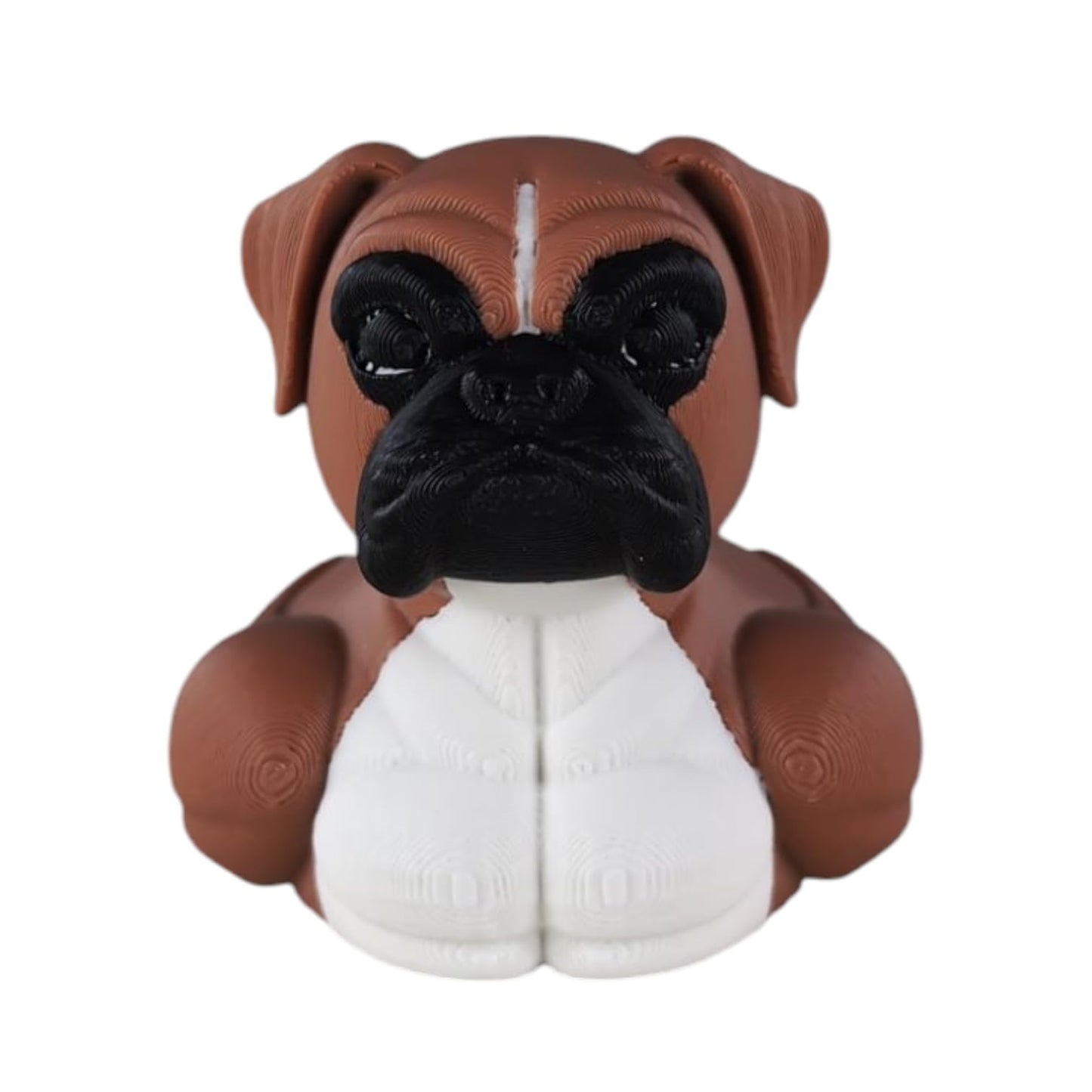 Boxer Dog Duck Figurine - Funny Collectible Ducks for Jeeps, Dashboard Décor, Duck Duck Gift - Car Duck Ornament for Cruise Ship Hiding - Boxer Puppy Rubber Duck – 3D Printed in Canada