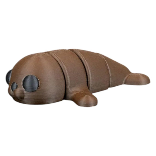 5-Pack Seal in Ocean Rest – Articulated Fidget Seal Toy for Stress Relief & Desk Play, Relaxing Sea Animal Sensory Gift for Teens & Adults – 3D Printed in Canada