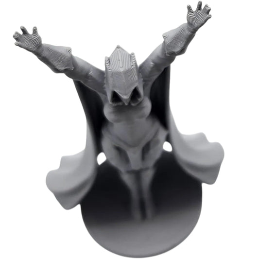 Female Knight Miniature – “Praise The Sun” Pose with Armor and Cape for Fantasy Gaming, Dioramas & Display – 3D Printed in Canada