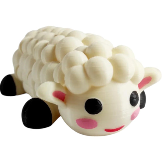 Adorable Articulated Sheep Figurine – 3D Printed in Canada