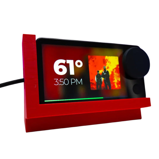 Angled Desk Stand Compatible with Spotify Car Thing – Raised Viewing Holder with Cable Slot & Anti-Slip Base, Sleek 3D Printed Display Cradle – 3D Printed in Canada