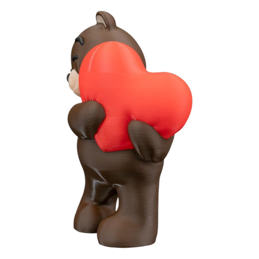 Floral Bear Figurine – Rose-Covered Decorative Gift Bear – Romantic Keepsake – 3D Printed in Canada
