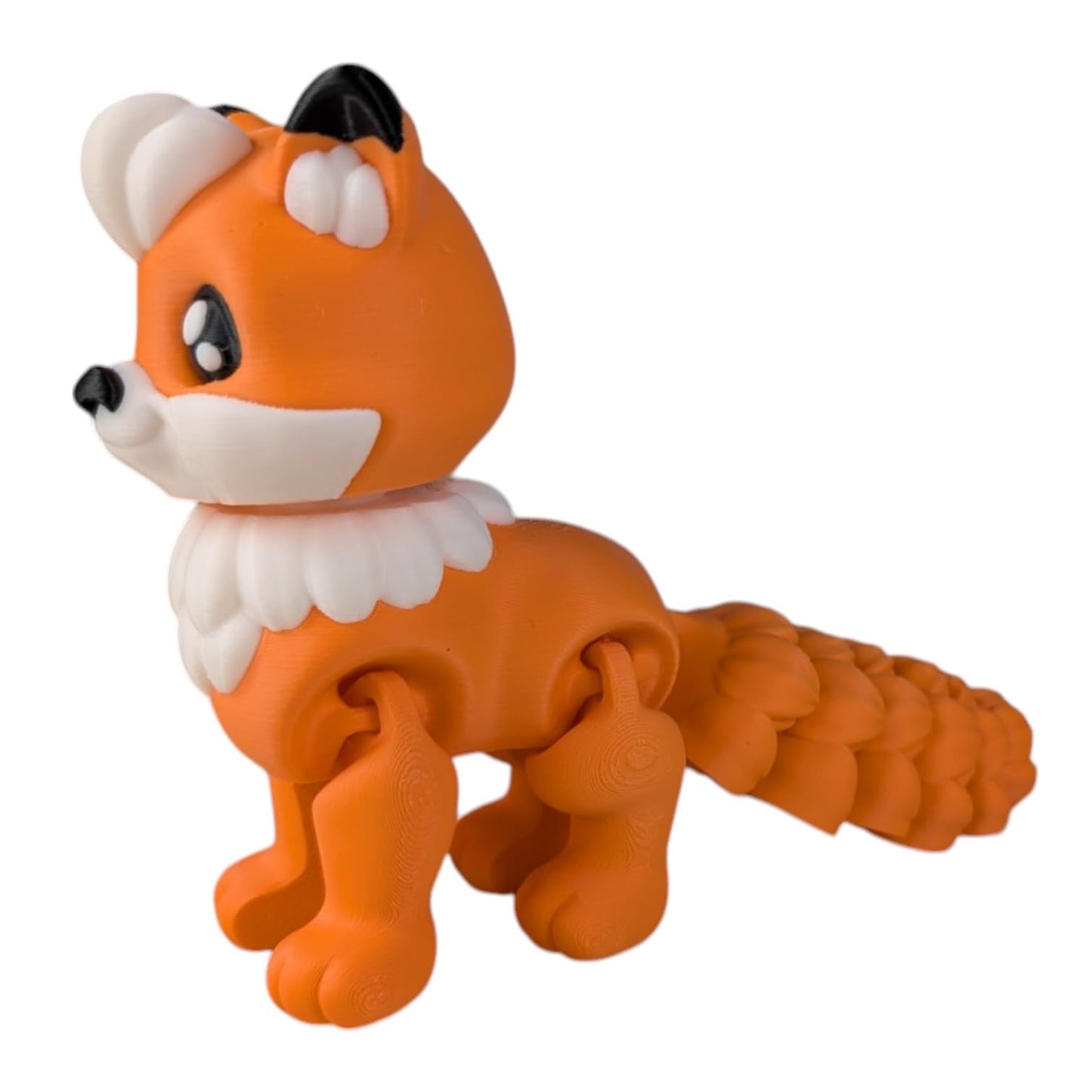 Flexy Fox Articulating Figurine – Desk Toy for Stress Relief, Anxiety, ADHD, Autism – Perfect for Teens & Adults – 3D Printed in Canada