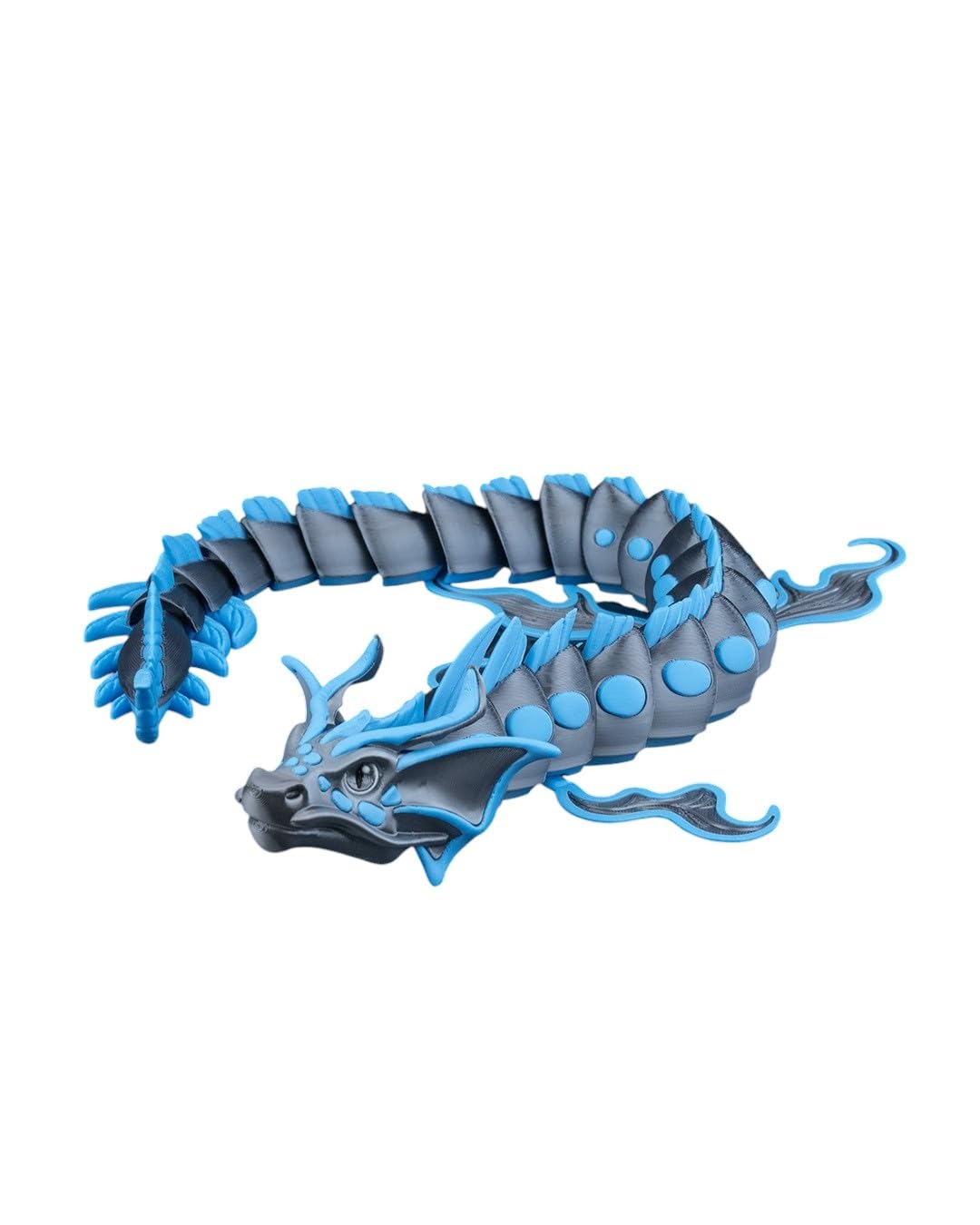 The Abyssal Tide Sea Dragon Figurine – Articulated Aquatic Fidget Sculpture with Oceanic Fins and Serpent Design – 3D Printed in Canada