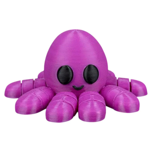 5-Pack Octopus in Ocean Rest – Articulated Fidget Octopus Toy for Anxiety Relief & Desk Play, Cute Sea Animal Sensory Gift for Teens & Adults – 3D Printed in Canada