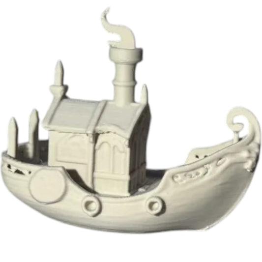Mystic Voyager – Fantasy Sailing Vessel with Elegant Gothic Detailing – 3D Printed in Canada