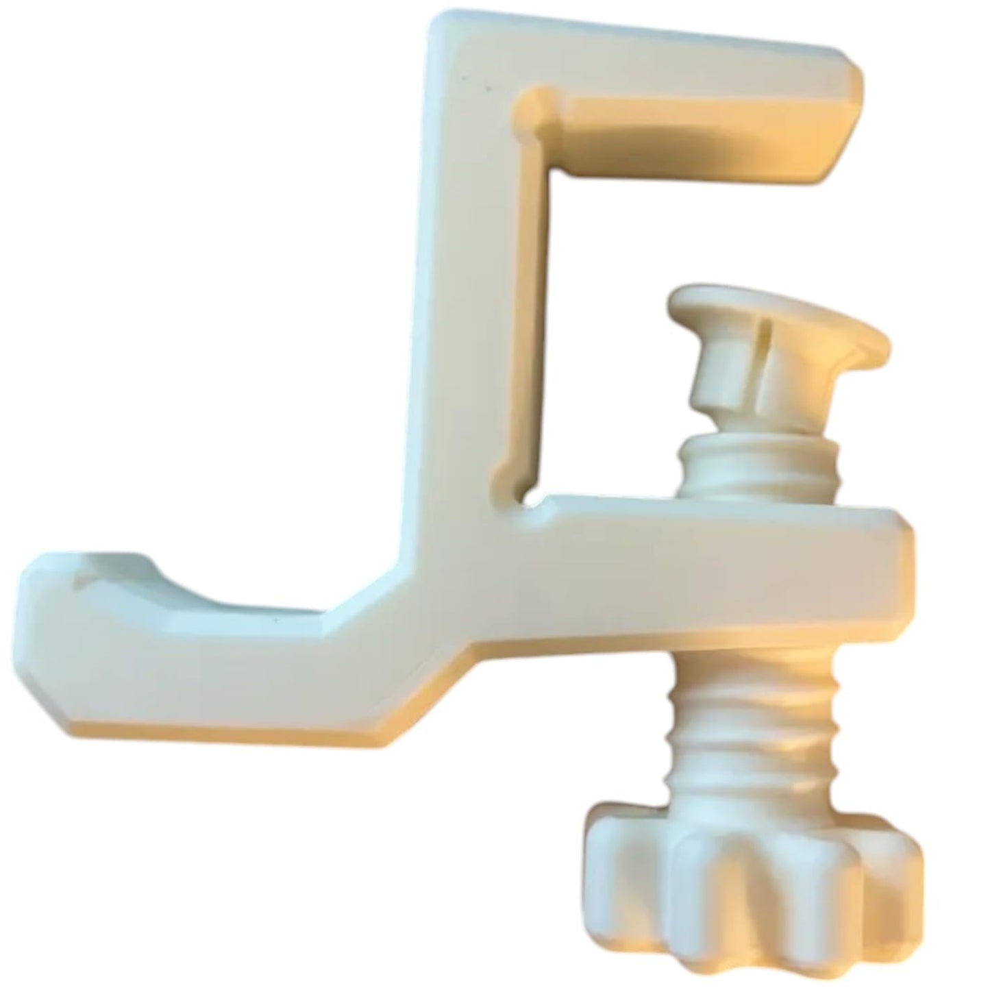 Clamp-On Utility Hook for Desk or Workbench – Heavy-Duty Adjustable Mount for Headphones, Backpacks & Tools – 3D Printed in Canada