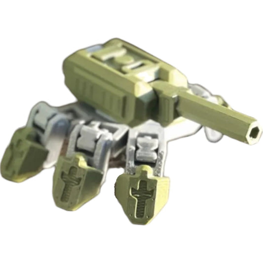 Hammerhead Melee Mecha Model Kit by Kitcrafters – 19 Parts with 16 Moving Joints – Dino-Inspired Combat Bot for Sci-Fi Collectors – 3D Printed in Canada