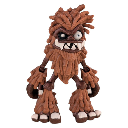 Articulated Bigfoot Figurine – Poseable Stress Relief Toy & Cryptid Collectible for Teens & Adults | Sasquatch Decor for Folklore & Urban Legend Lovers | Eco-Friendly Gift – 3D Printed in Canada