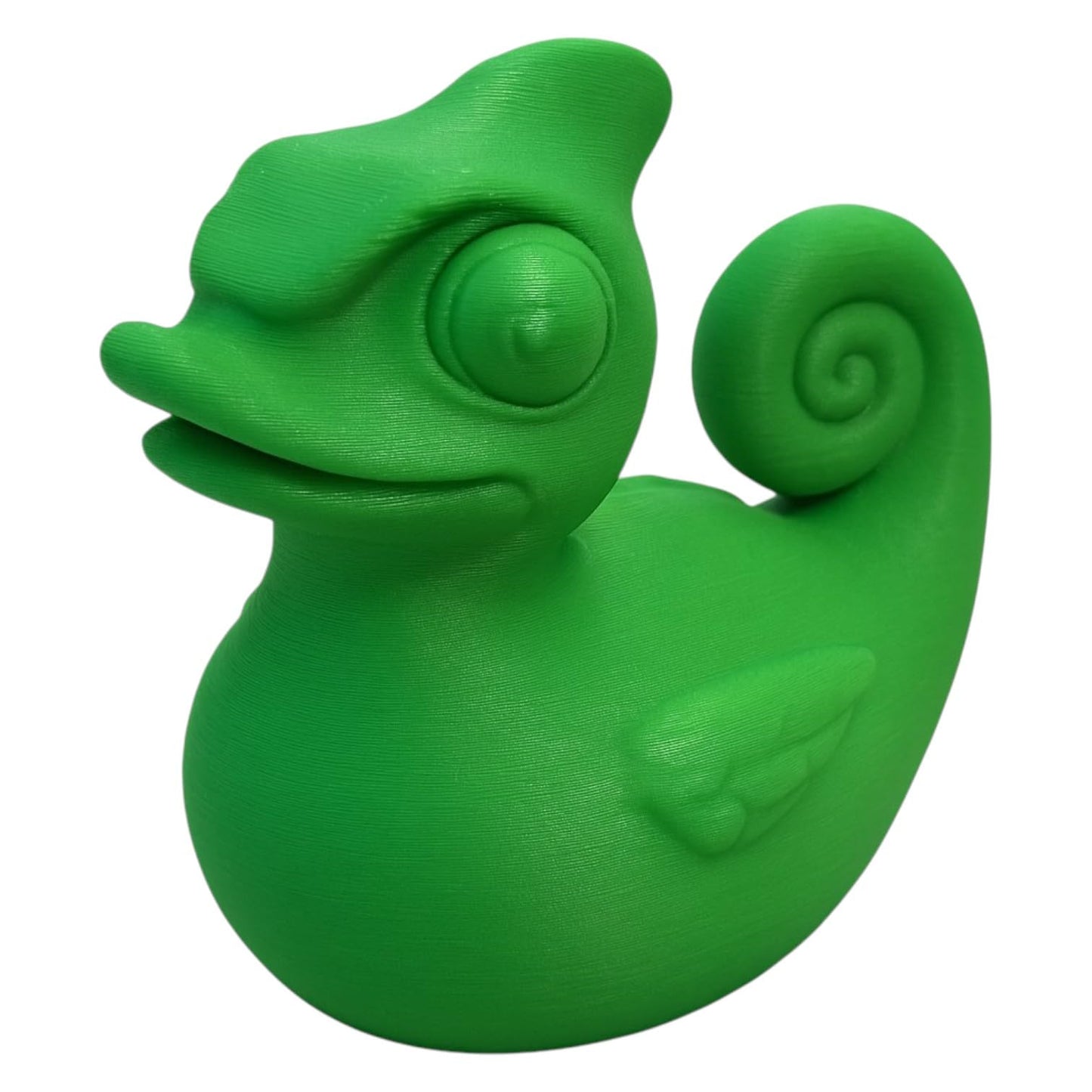 Chameleon Duck Figurine – Fun Hybrid Animal Sculpture for Desk or Shelf Decor – Collectible Fidget Toy for Teens & Adults – 3D Printed in Canada