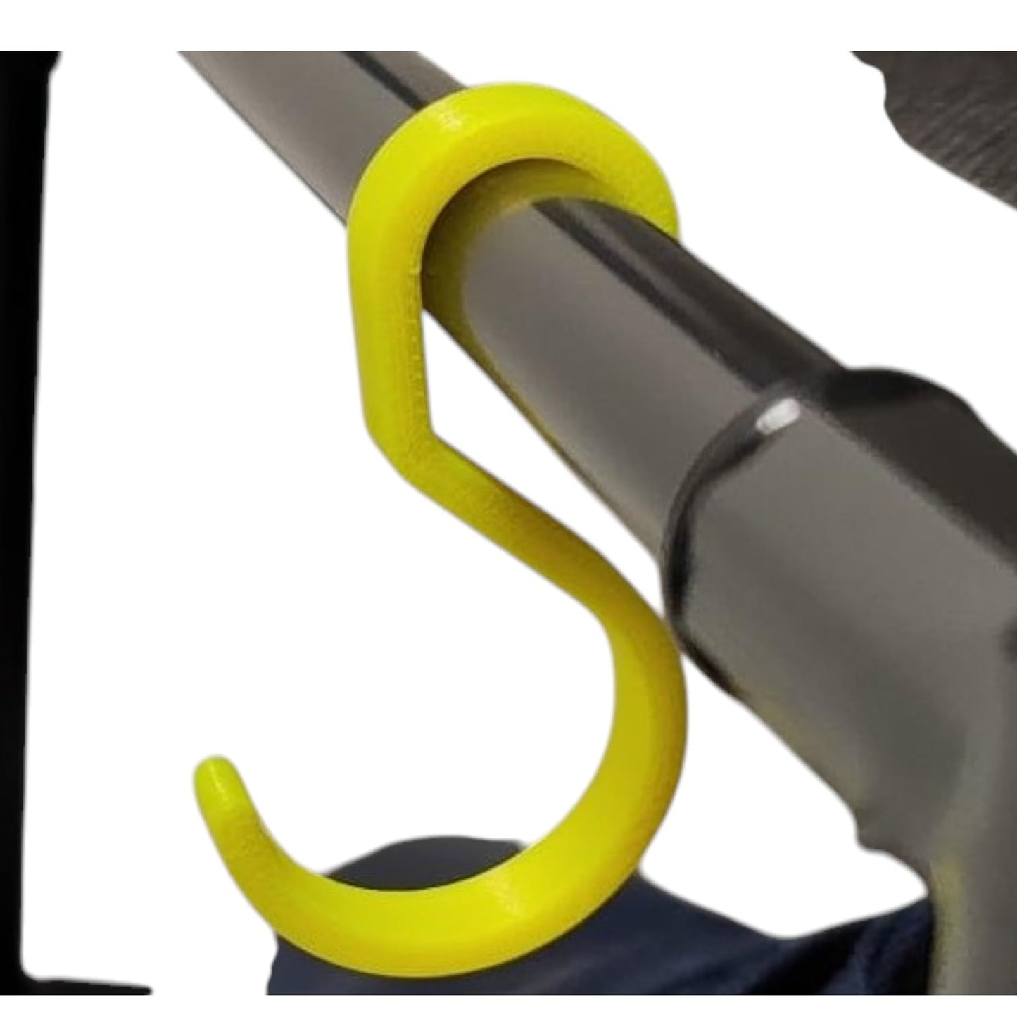 Small S Hook Set of 10 – Heavy-Duty Desk and Closet Utility Hooks – Space-Saving Bag, Headphone, and Cable Hangers – Durable Lightweight Plastic Design – 3D Printed in Canada