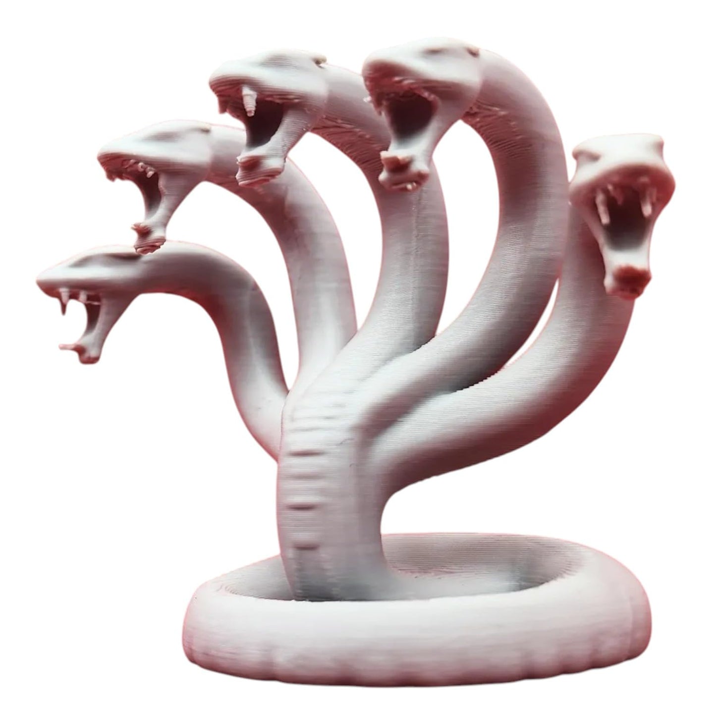 5-Headed Hydra Tiamat Miniature – Multi-Serpent Mythical Beast Figure for RPGs, Fantasy Displays, and Collectors – 3D Printed in Canada
