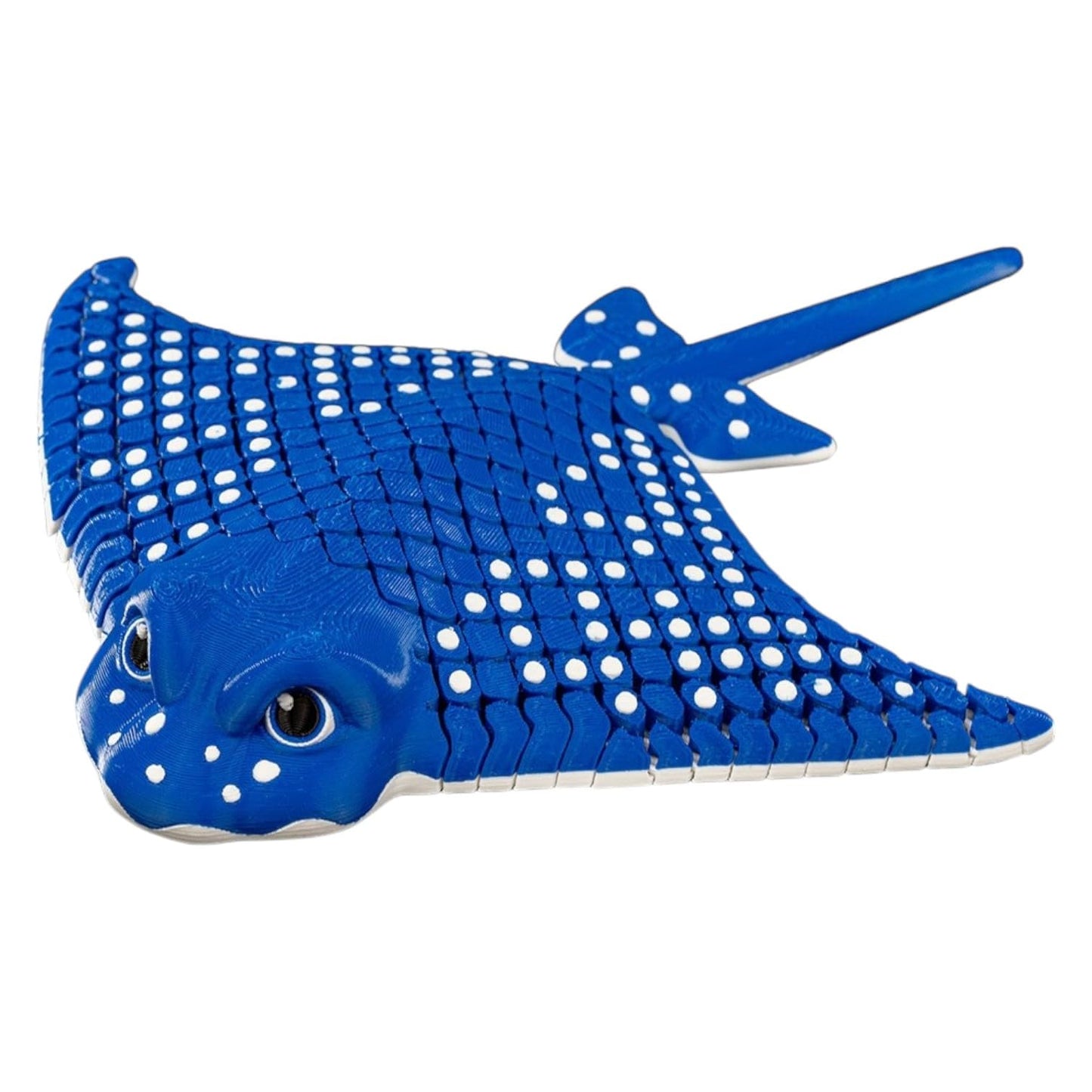 Igor The Spotted Eagle Ray Figurine – Ocean Desk Display for Teens & Adults – Collectible 3D Printed Marine Sculpture – 3D Printed in Canada