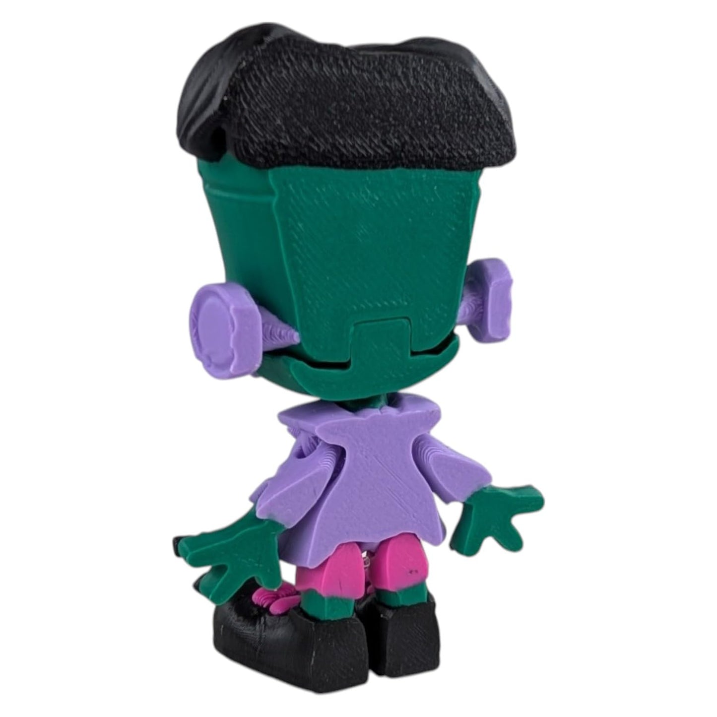 Articulated Frankenstein’s Monster Figurine – Gothic Horror Desk Collectible for Teens & Adults – Poseable Halloween Display – 3D Printed in Canada