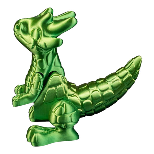 Articulated Baby Drake Figurine – Fantasy Desk Fidget for Teens & Adults – Stress Relief Collectible – 3D Printed in Canada
