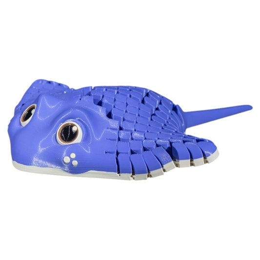 Articulated Ray The Manta Ray Figurine – Ocean Desk Companion for Teens & Adults – Collectible 3D Printed Fidget Display – Made in Canada