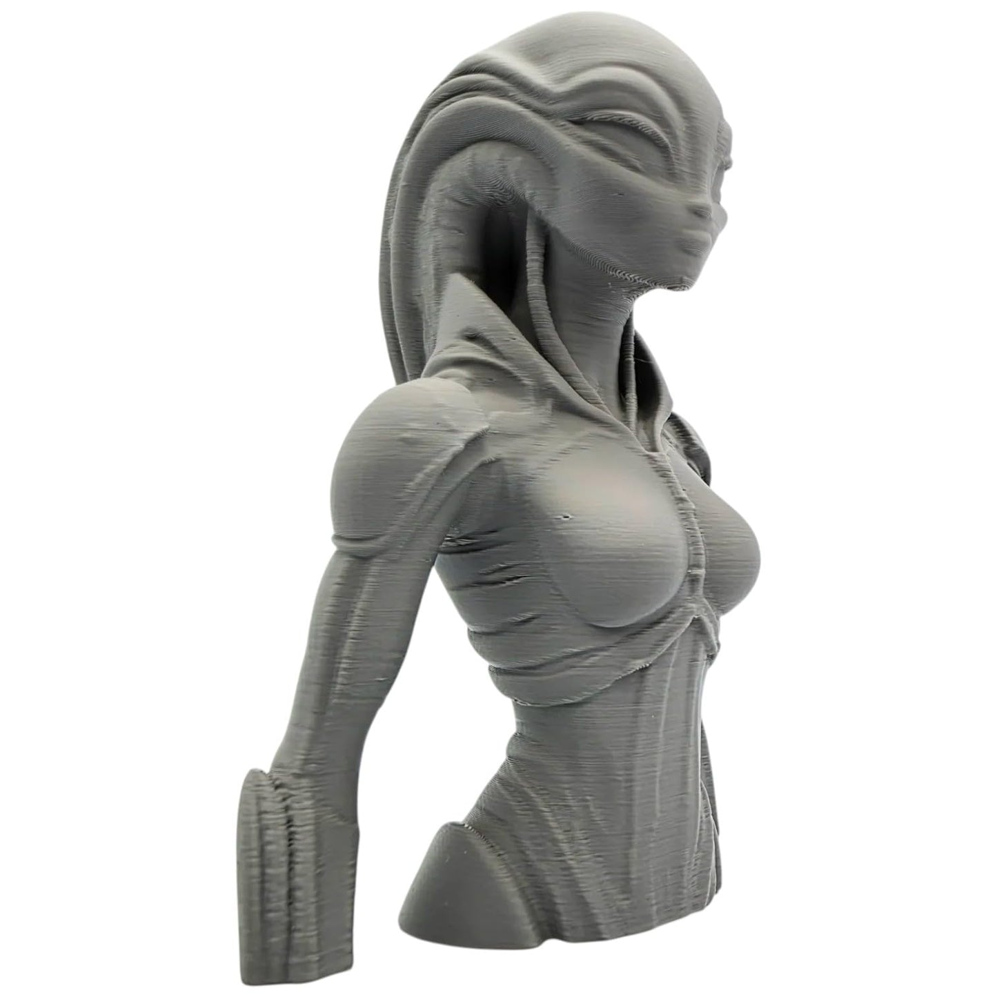 Female Alien Hybrid Sculpture – Sci-Fi Bust for Display, Collectors & Decor Fans – 3D Printed in Canada