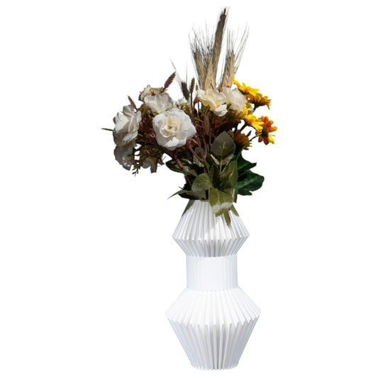 Anter Vase – Minimalist Geometric Decorative Vase for Faux Flowers & Modern Home Décor – 3D Printed in Canada