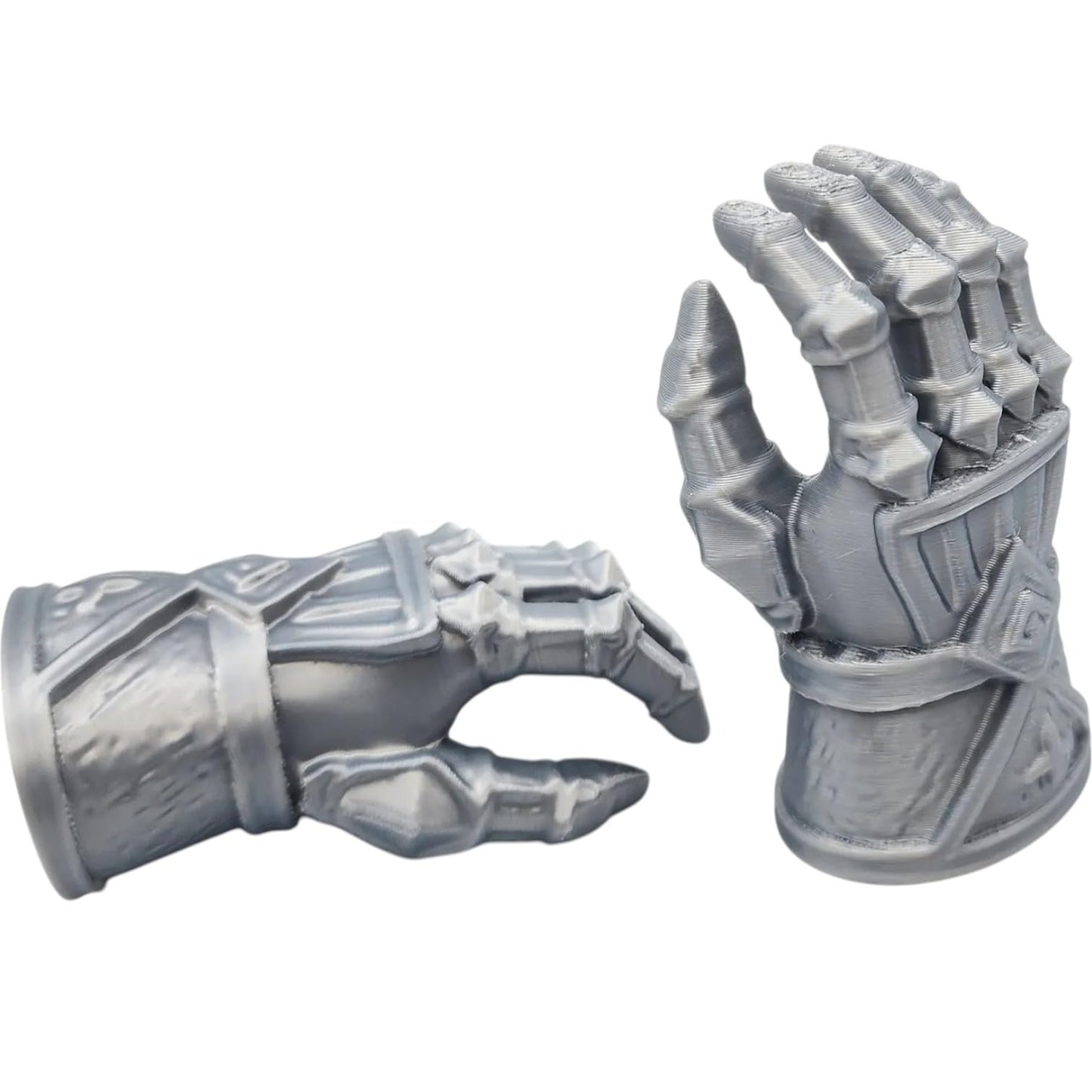 Miniature Iron Gauntlets – Fantasy Armor Hands for Tabletop Displays, Dioramas, and RPG Props – 3D Printed in Canada