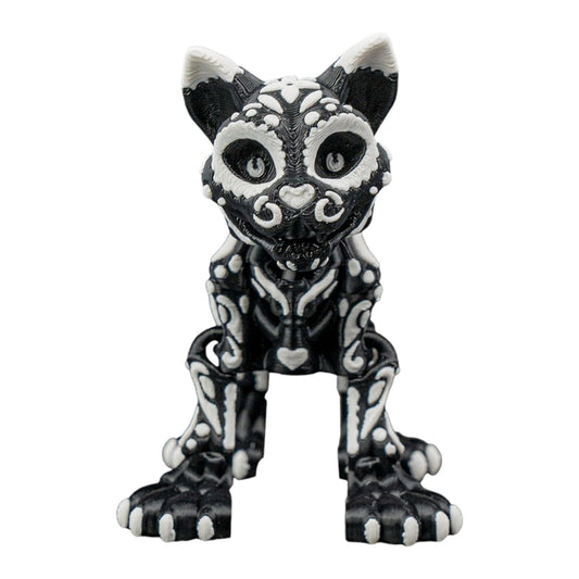 Articulated Alebrije Cat Figurine – Mythical Desk Fidget for Teens & Adults – Stress Relief & Collectible – 3D Printed in Canada