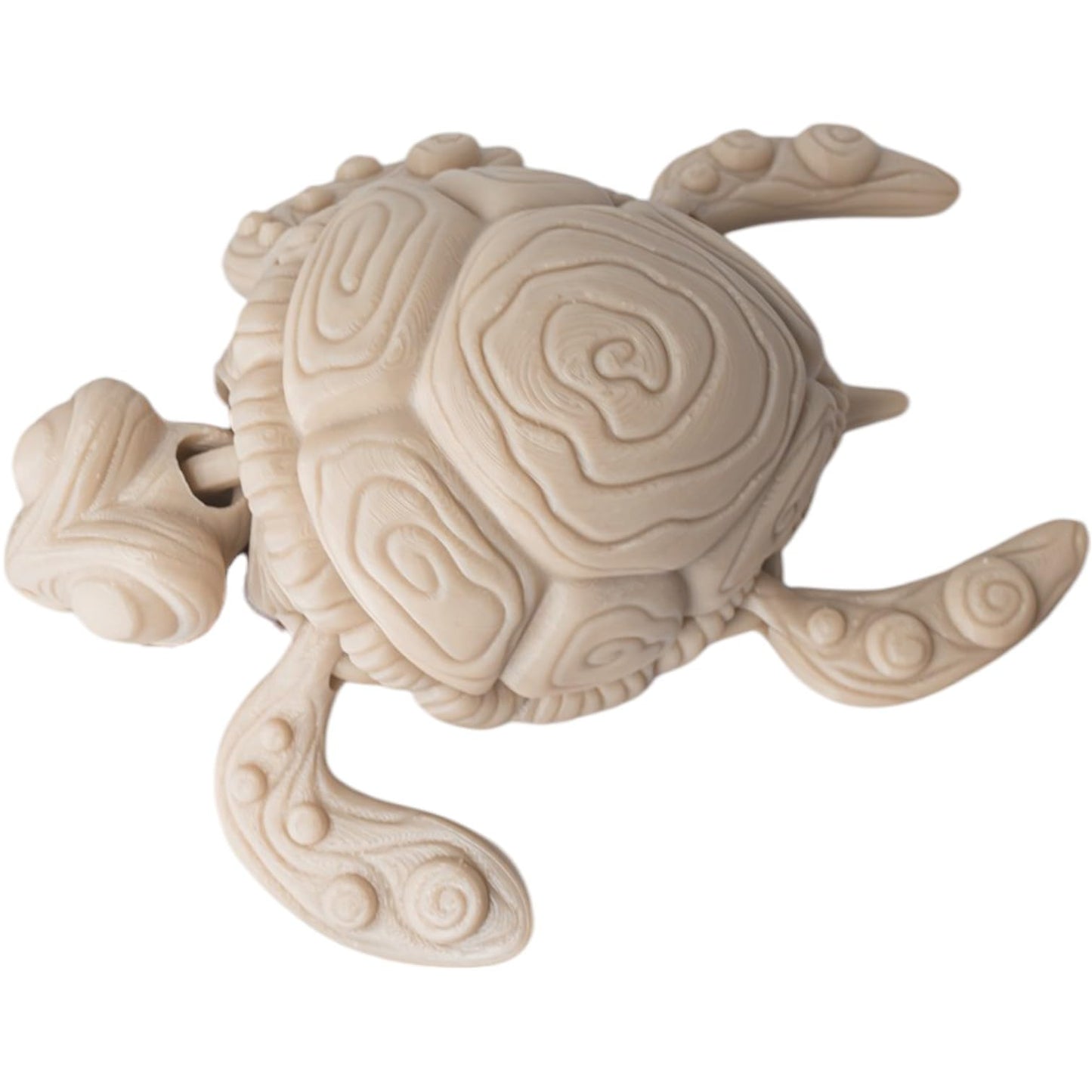 Articulated Turtle Figurine – Mini Poseable Ocean Creature for DIY Painting, Fidgeting & Display – 3D Printed in Canada