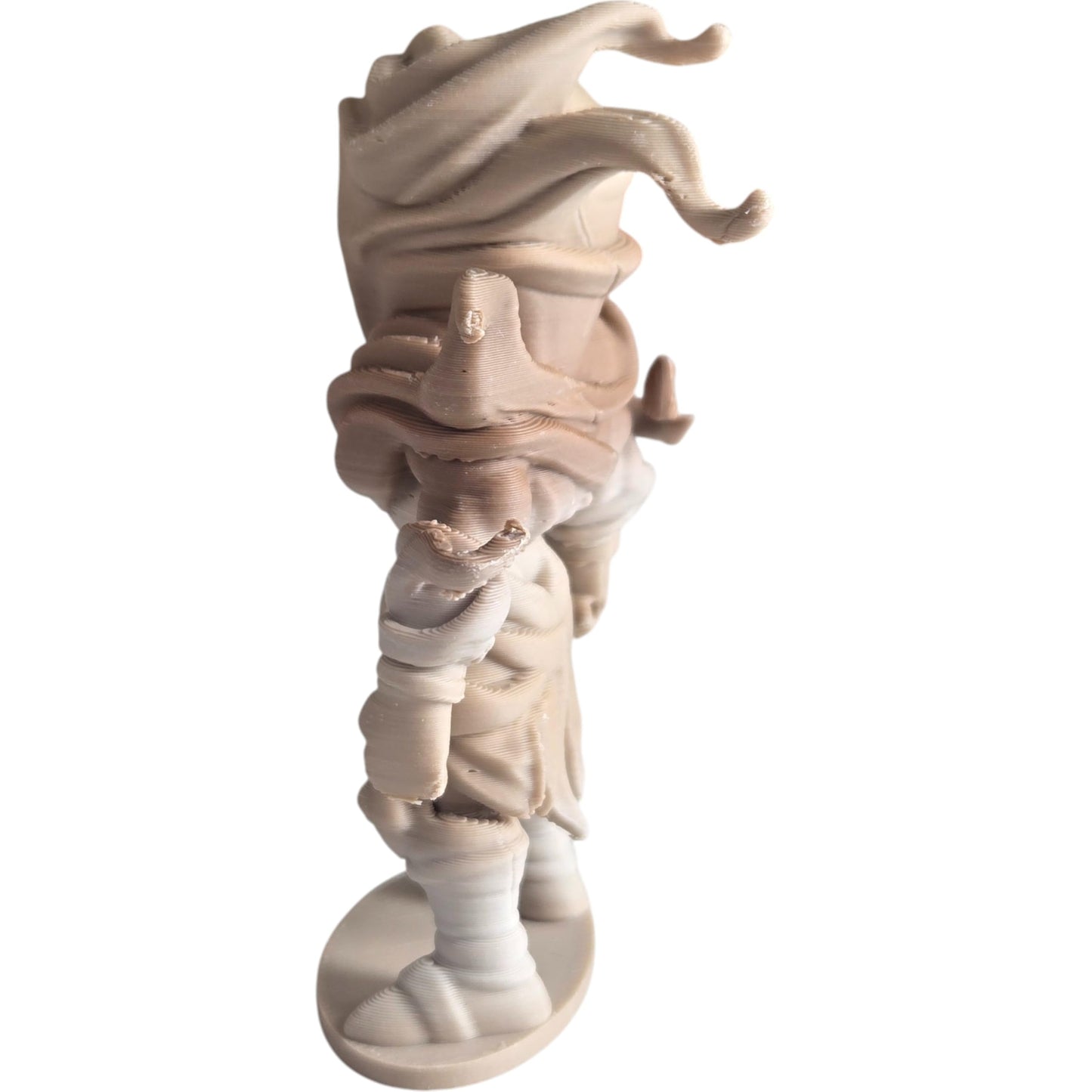 Tornado Elemental Figurine – Whirlwind Storm Elemental Boss Miniature for RPG Battles – Paintable Air Creature – 3D Printed in Canada