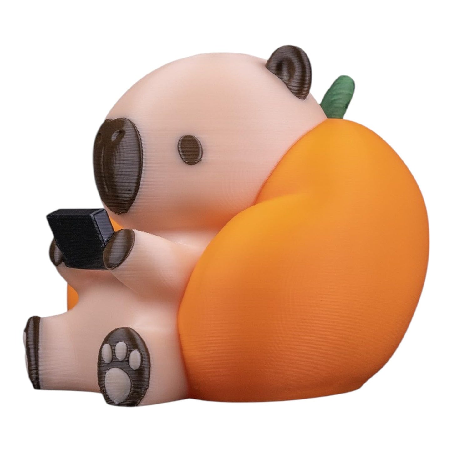 Gamer Capy Figurine – Cozy Desk Decoration – Gaming-Inspired Capybara Collectible – 3D Printed in Canada