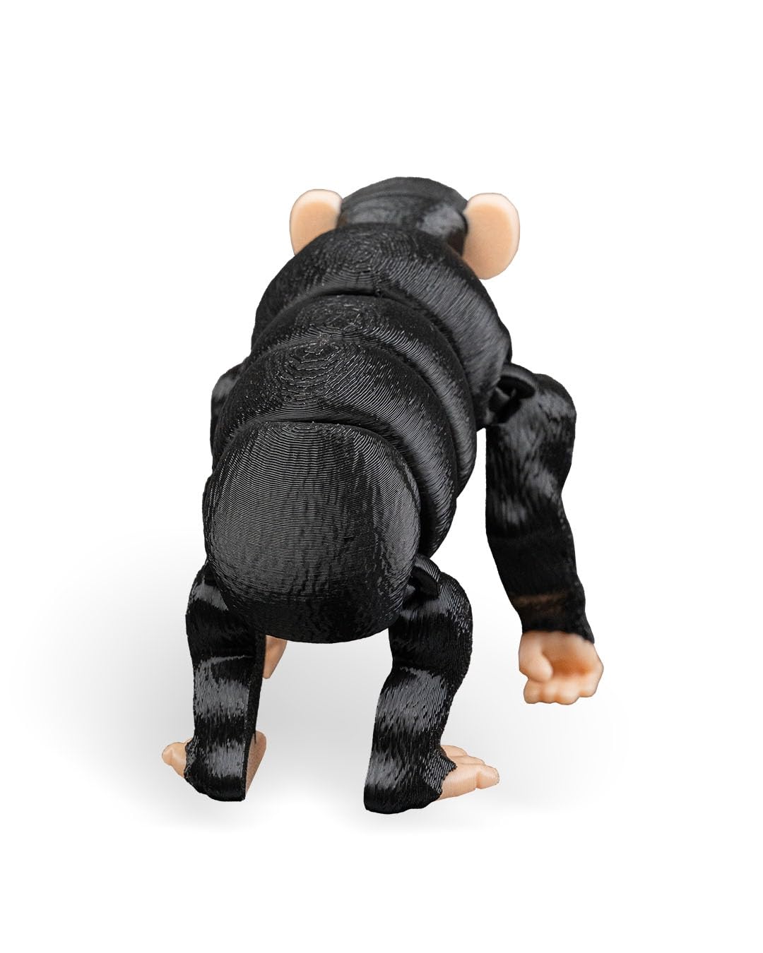 Articulated Chimp Figurine – Jungle Desk Fidget for Teens & Adults – Stress Relief & Collectible – 3D Printed in Canada