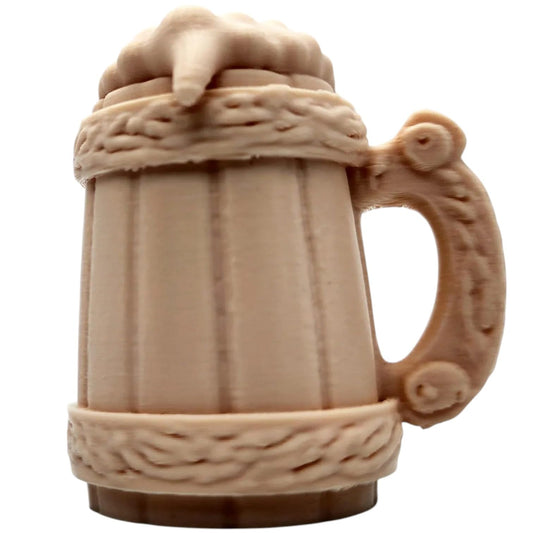 Beer Mug Miniature – Tavern Tankard Prop for Fantasy Tabletop Games, Dioramas & Display – 3D Printed in Canada