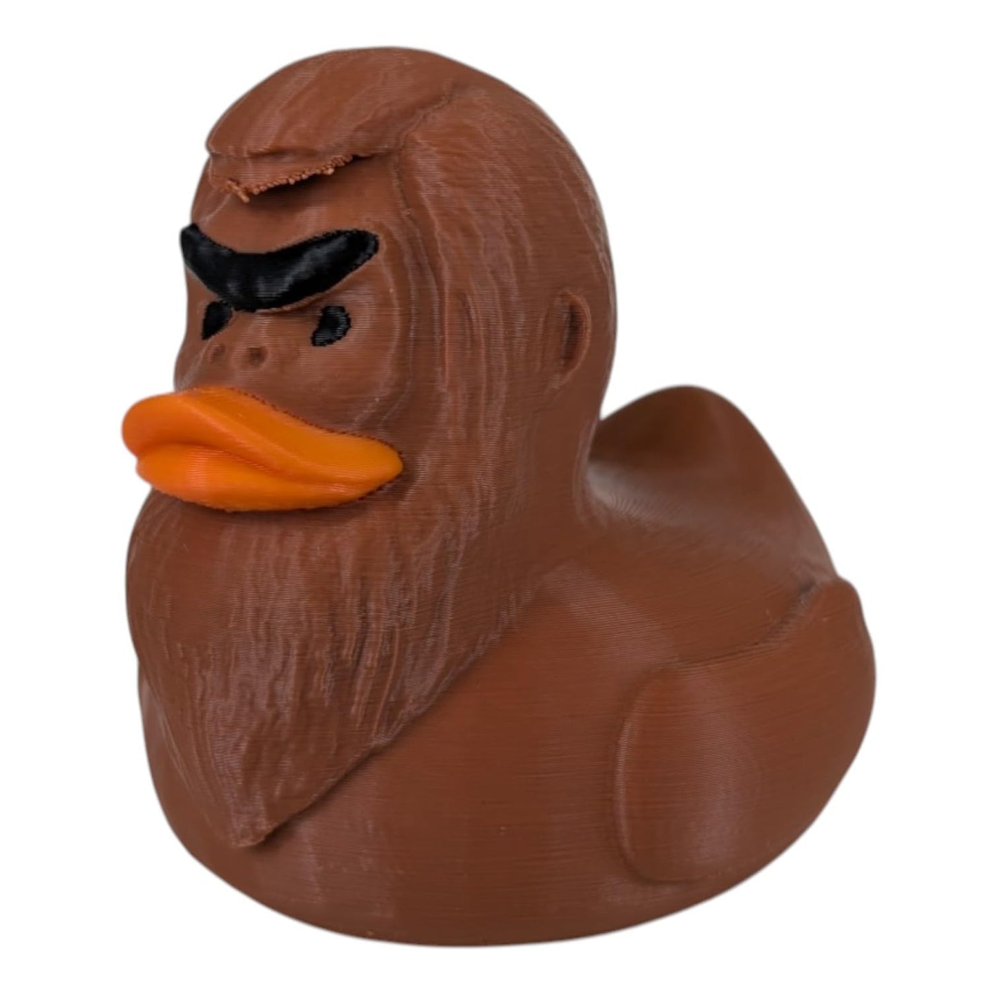 Bigfoot Duck Figurine - Sasquatch Rubber Duck for Car Ducking & Cruise Hiding - Cryptid Collectible - Funny Duck Gift for Jeep Owners, Cruise Travelers & Mythical Creature Fans - 3D Printed in Canada