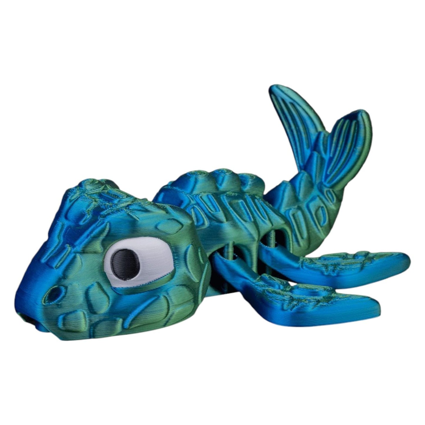 Articulated Mosasaur Dinosaur Figure – Flexible Fidget Reptile Toy for Desk or Display – Unique Collectible for Teens & Adults – 3D Printed in Canada