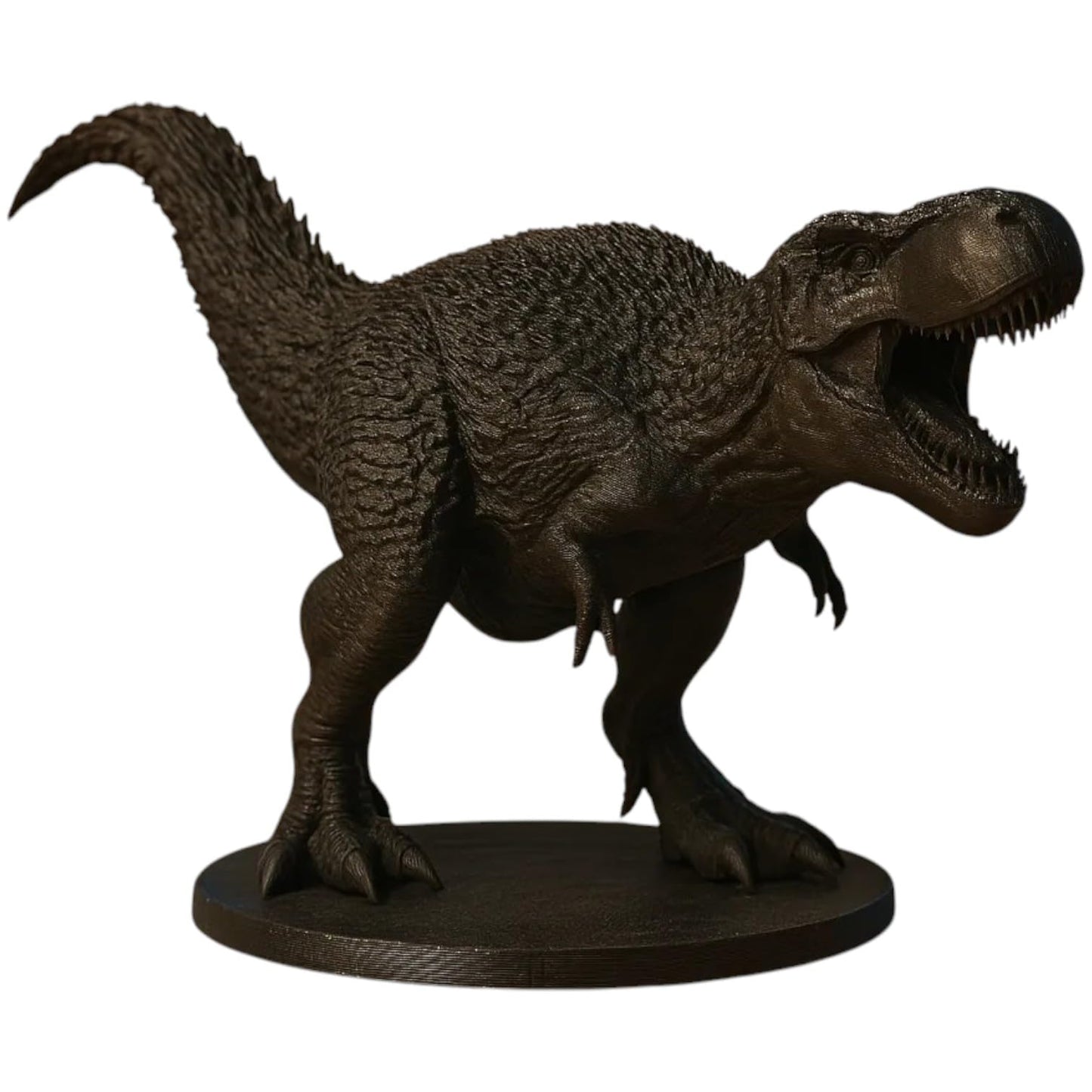 Dinosaur Model of T-Rex – Realistic 3D Printed Tyrannosaurus Rex Figurine for Desktop, Shelf or Diorama Display – 3D Printed in Canada