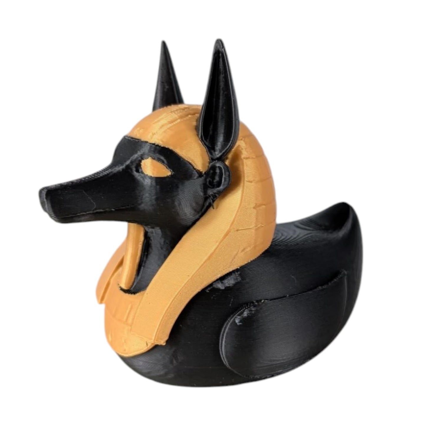 Anubis Duck Figurine - Egyptian Mythology Jackal God Duck for Jeep Ducking, Cruise Ship Hiding - Gothic Decor - Unique Gifts - Desk Toy for Duck Collectors – 3D Printed in Canada