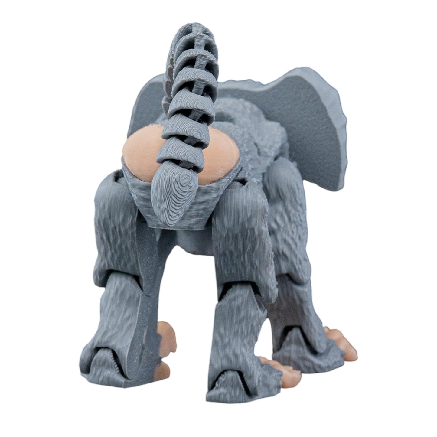 Cheeky Baboon Articulated Figurine – Funny Collectible Monkey Desk Toy for Adults & Teens – 3D Printed in Canada