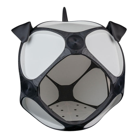 Woof Pet House – Dog-Inspired Cat Cave Bed with Whimsical Design – Cozy Indoor Pet Shelter for Cats & Small Dogs – 3D Printed in Canada